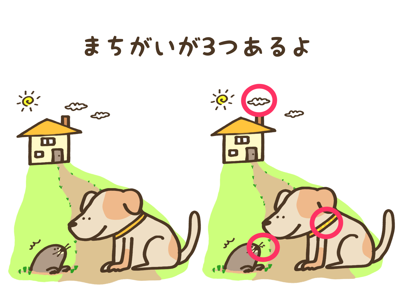 まちがいのこたえ画像
